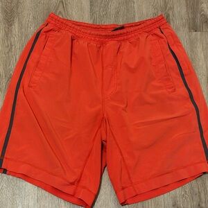 Lululemon Shorts Mens Large Lined Running Training Pockets Drawstring Gym